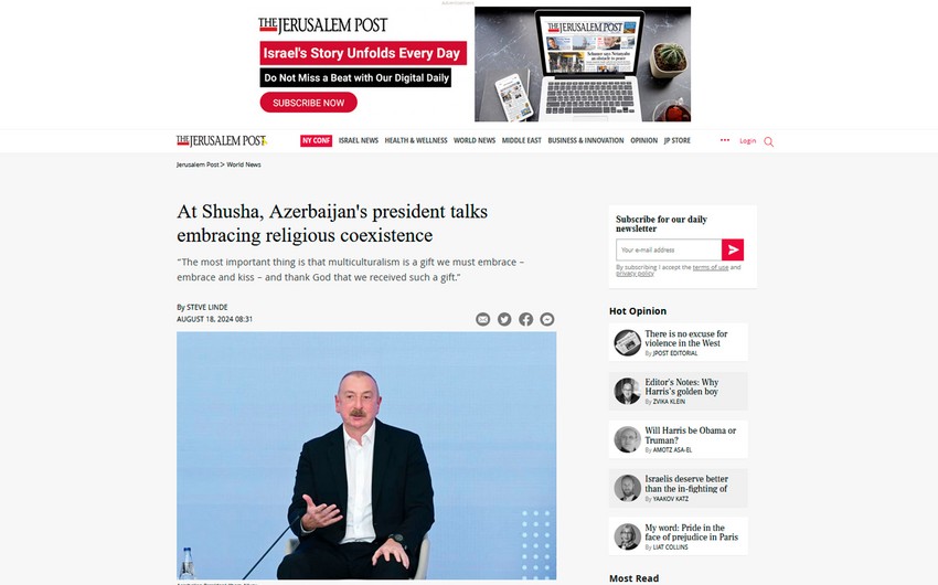 Shusha Media Forum continues to resonate in international media
